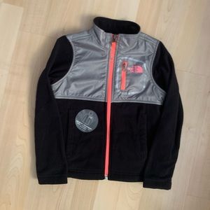 The North Face Reflective Black Fleece Jacket 7-8